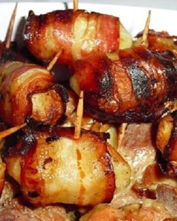 Receita de Batata com Bacon Assada