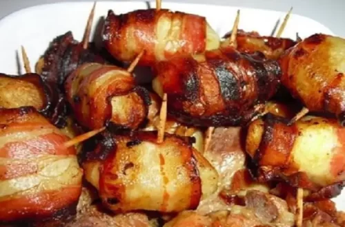 Batata com Bacon Assada