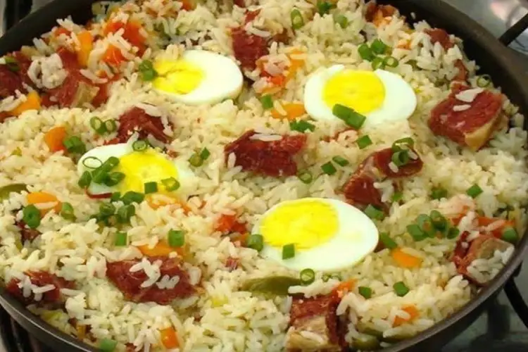 Receita de arroz de carreteiro