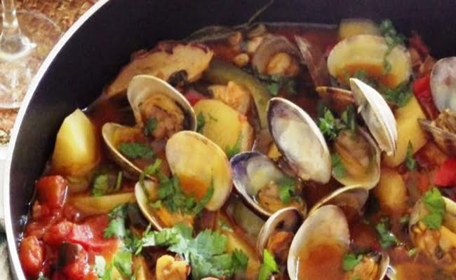 Receita de Amêijoas na Cataplana