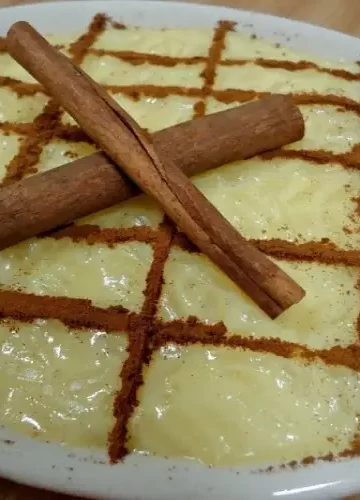 Receita de Arroz Doce Caseiro