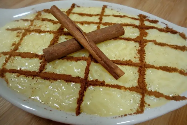 Receita de Arroz Doce Caseiro