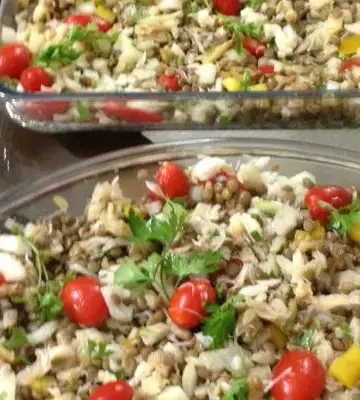 Bacalhau com Lentilha