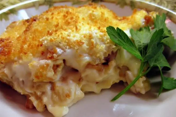 Receita de Bacalhau com Natas