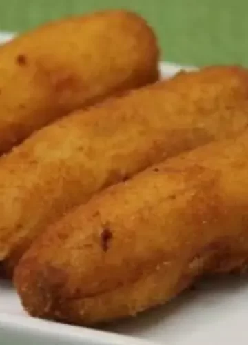 Banana à Milanesa na Airfryer