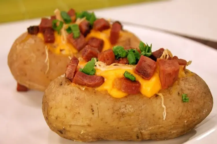 Receita de Batata com cheddar