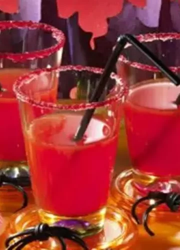 Bebida de Sangue para o Halloween