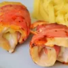 Bifes de Frango Recheados com Queijo e Bacon