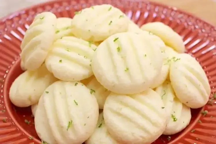 Receita de Biscoito amanteigado de limão