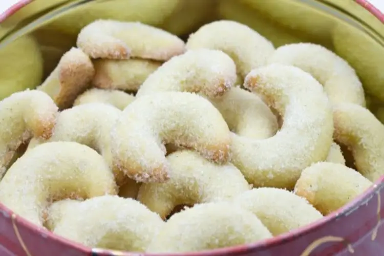 Receita de Bolachinhas de Baunilha