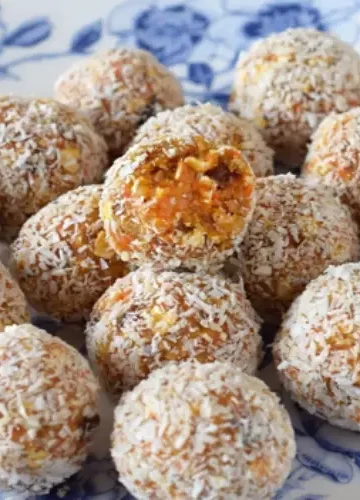 Bolinhas de Cenoura leve e Saudável