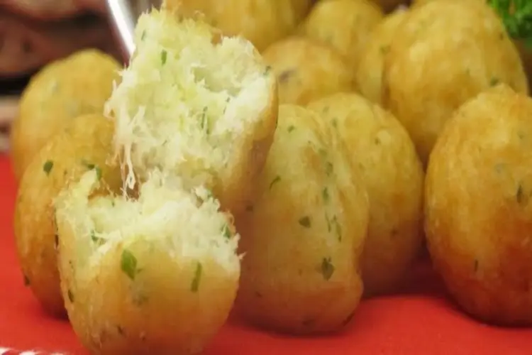 Receita de Bolinho de Bacalhau e Batata