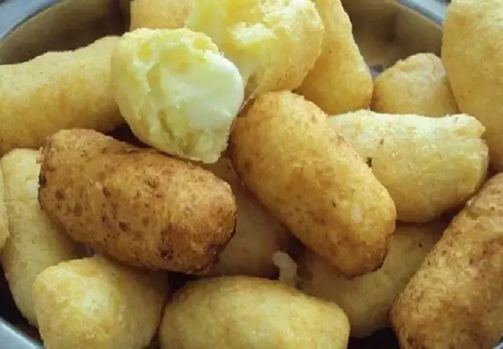 Receita de Bolinho de Mandioca Recheado