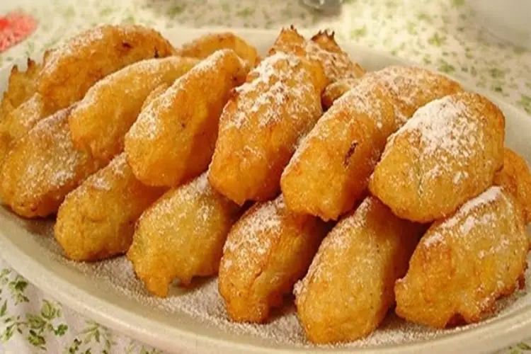 Receita de Bolinho de Arroz com Banana e Canela