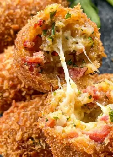 Bolinho de arroz com calabresa na airfryer