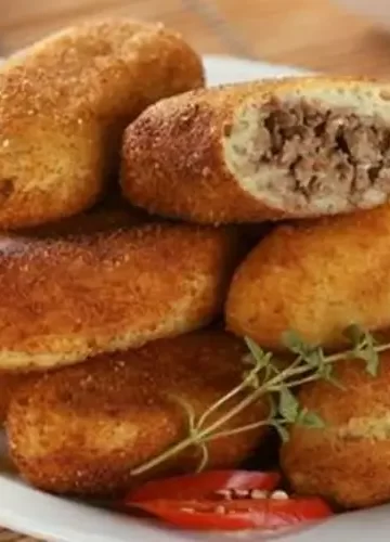 Receita de Bolinho de batata com carne moída