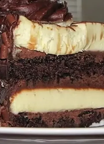 Receita de Bolo Mousse de Dois Chocolates