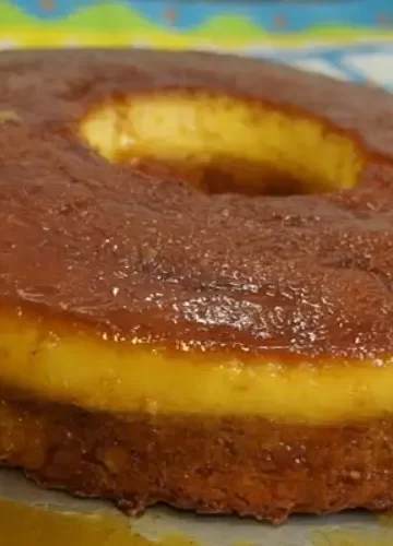 Bolo Pudim de Laranja