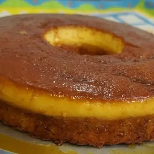 Bolo Pudim de Laranja