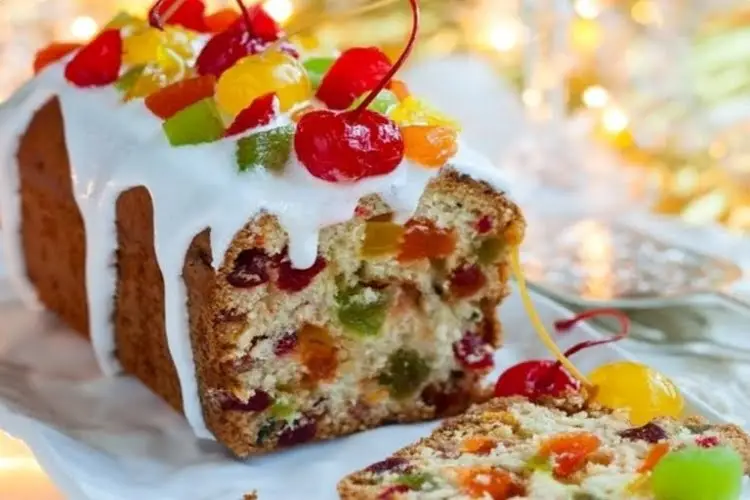 Receita de Bolo com Frutas Cristalizadas para o Natal