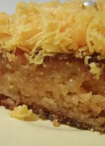 Receita de Bolo de Amêndoa com Chila