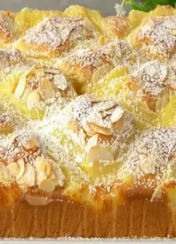 Bolo de Baunilha com Amêndoas em 15 Minutos