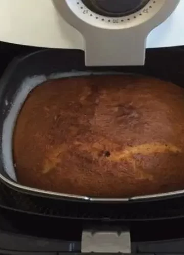 Receita de Bolo de Iogurte na Air Fryer