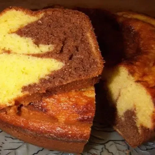 Receita de Bolo de Mármore Iogurte