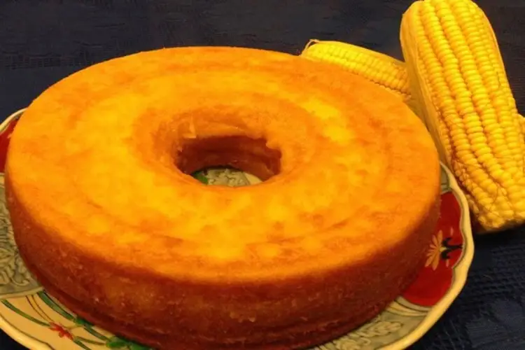 Receita de Bolo de Milho Verde