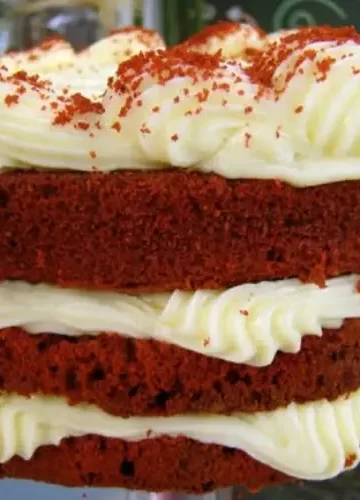 Bolo de Veludo Vermelho Red Velvet Cake