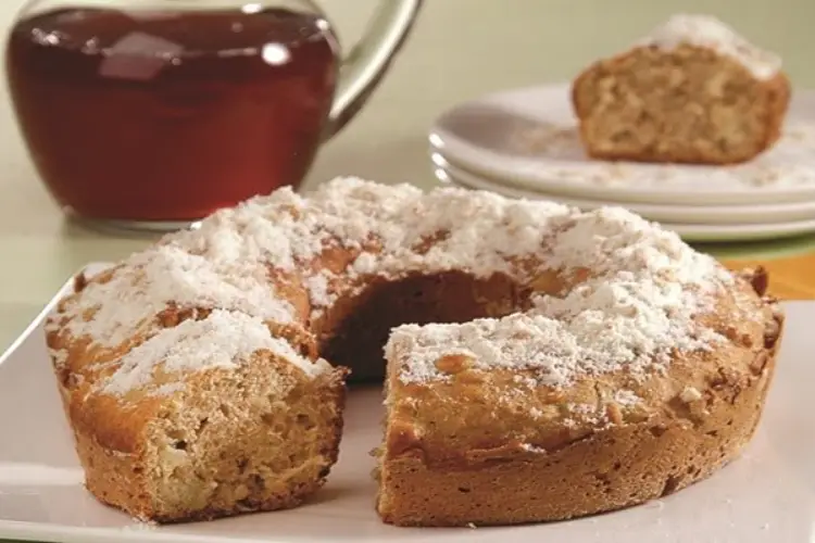 Receita de Bolo de abacaxi e castanha de caju para diabéticos