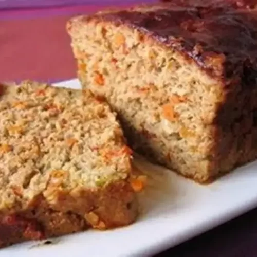 Bolo de carne light com legumes