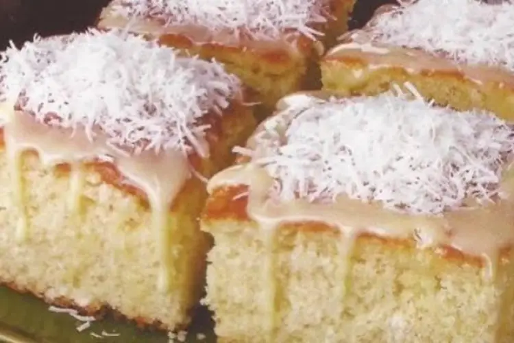 Receita de Bolo de coco fofinho