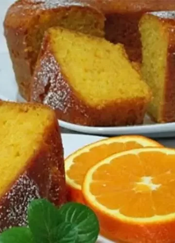 Receita de Bolo de Laranja e Cenoura