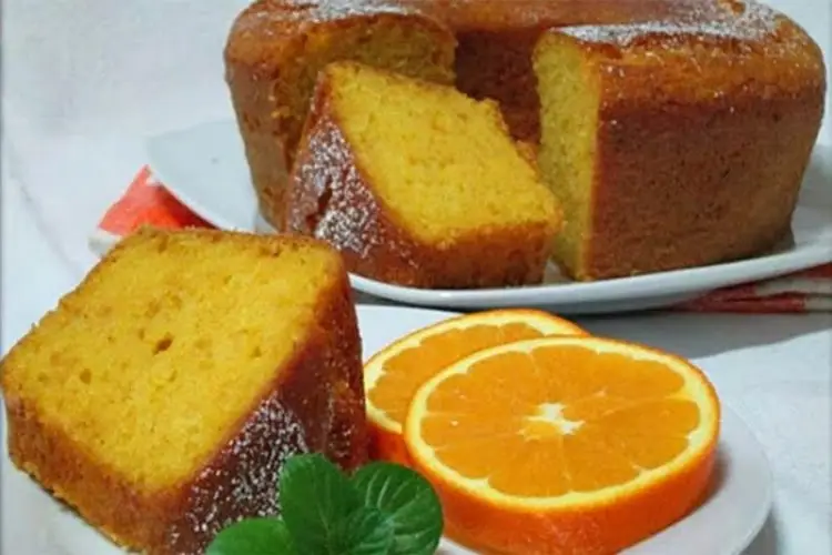 Receita de Bolo de Laranja e Cenoura