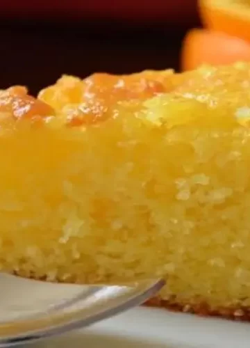 Bolo de laranja sem lactose sem ovos e sem soja