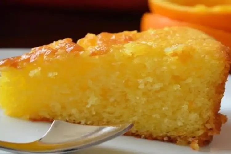 Bolo de laranja sem lactose sem ovos e sem soja