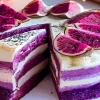 Bolo de veludo roxo Pitaia