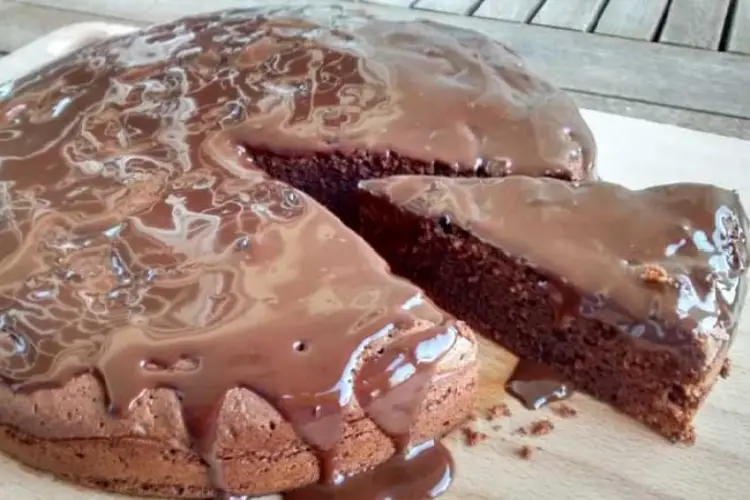 Receita de Bolo de Maizena e Chocolate