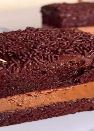 Receita de Bolo Gelado de Chocolate Alpino