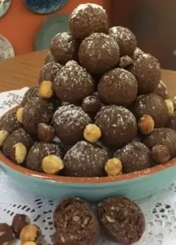 Receita de Bombom Crocante de Avelã