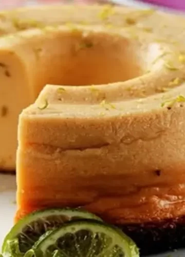 Receita de Brigadeirão branco com limão light