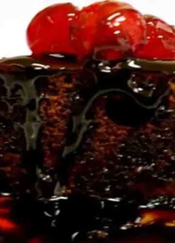 Receita de Brownie com cobertura quente de Danette