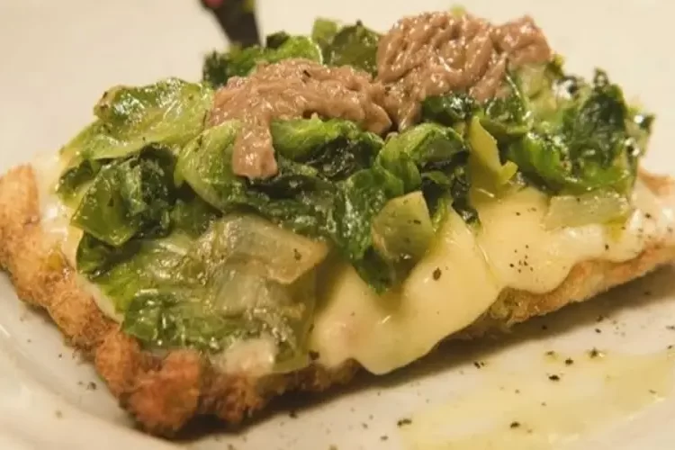 Receita de Bruschetta de escarola e aliche