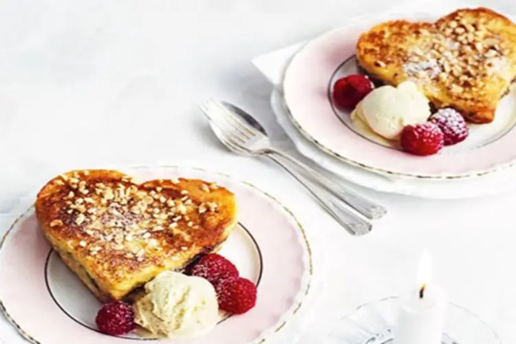 Receita de Café da Manhã Romântico