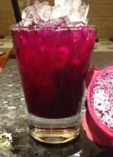 Receita de Caipirinha de Pitaya Dragon Fruit