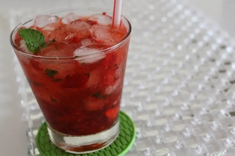 Caipiroska de Morango