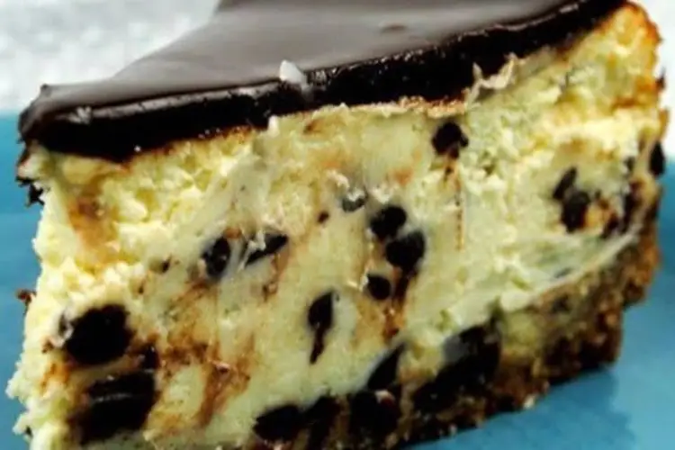 Receita de Cheesecake com Gotas de Chocolate