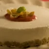 Cheesecake com calda de morango light