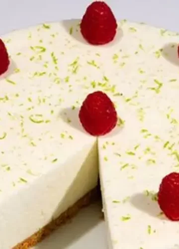 Receita de Cheesecake de limão verde